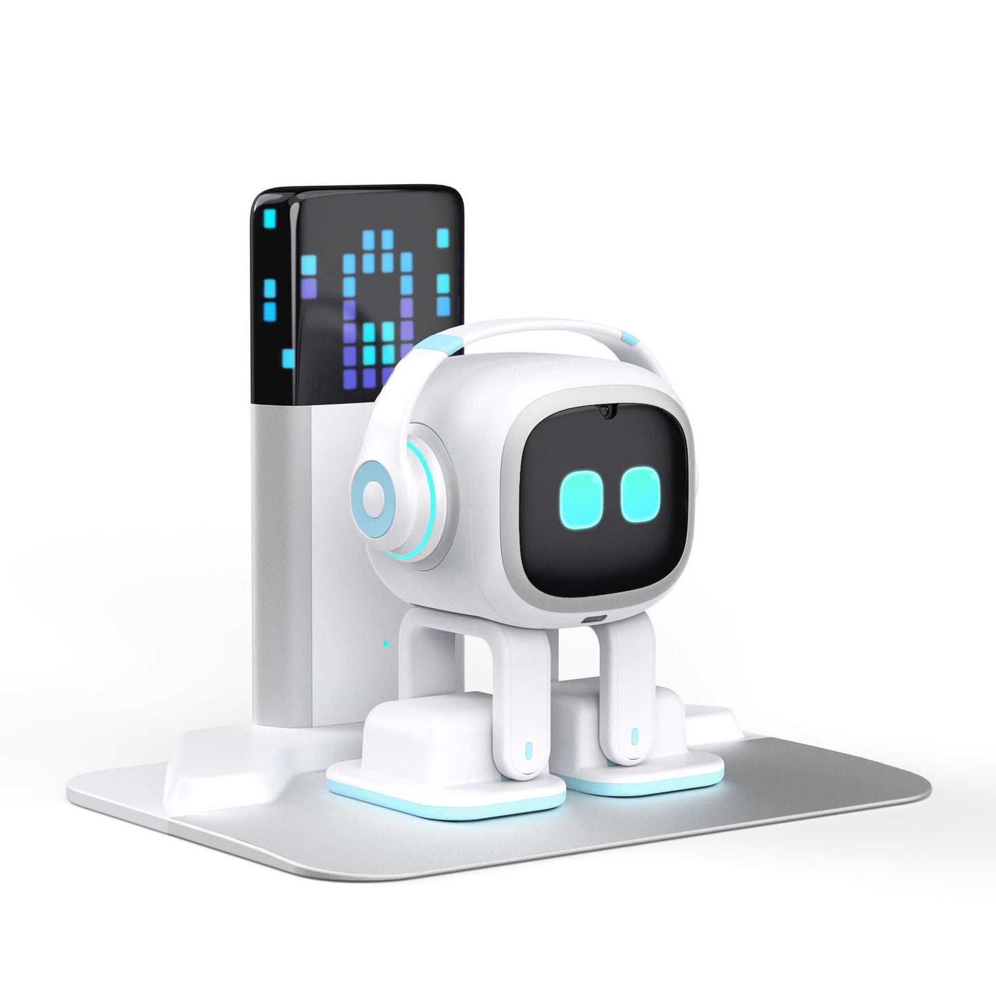 EMO Go Home Robot, AI Desktop Pet with Charging Dock, Living.AI